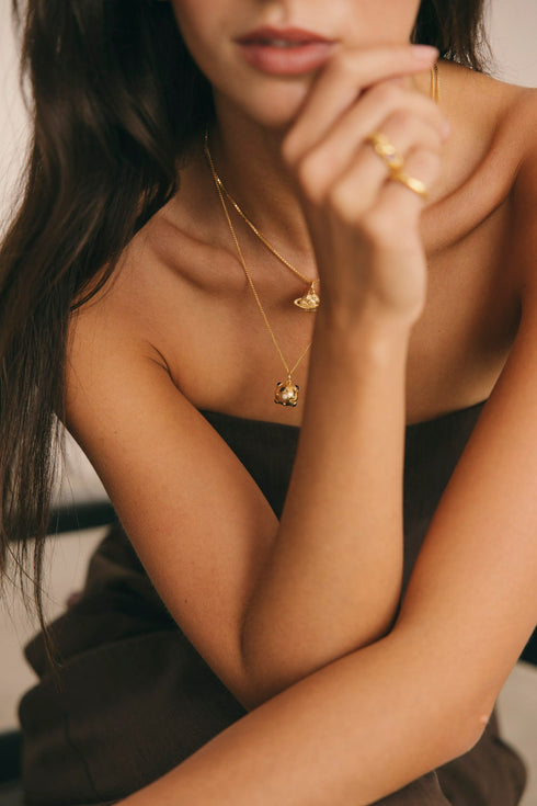 SATURN PENDANT SILVER